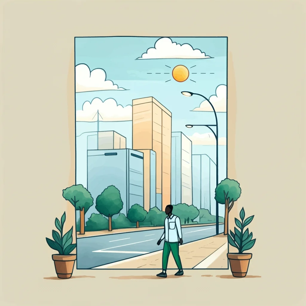 A hand-drawn oil lamp representing the light provided by Local search terms in a dark digital space