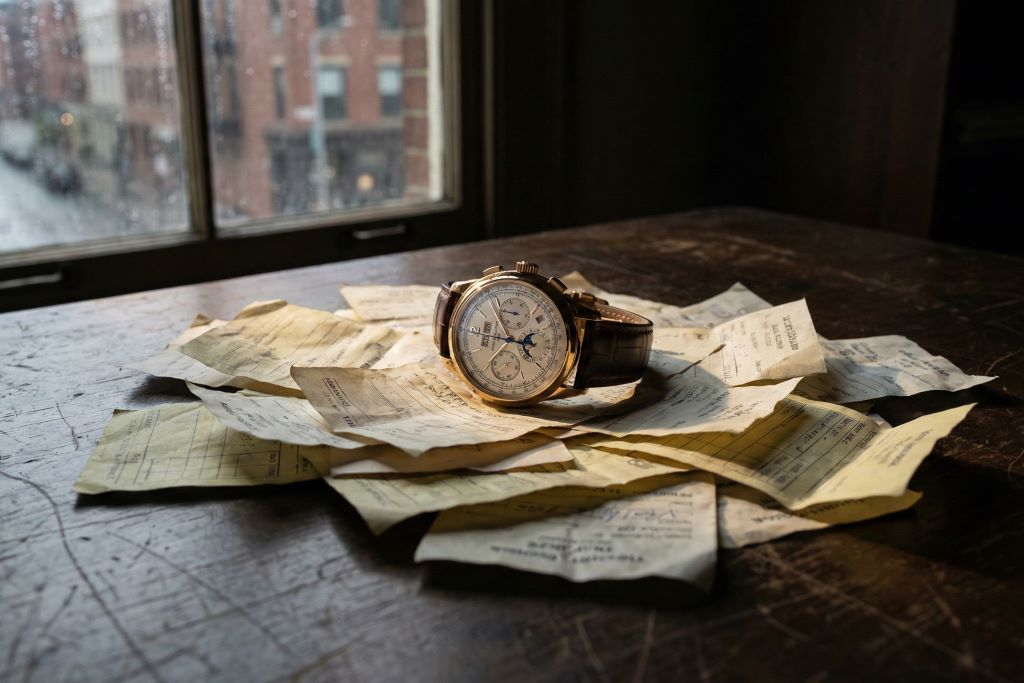 Luxury watch and business expense receipts on a wooden table.
Featured Image Description: A realistic, cinematic photograph of a single expensive wristwatch resting on a pile of faded paper receipts on a dark wooden surface. Minimal and uncluttered.
Featured Image Title: The Cost of Doing Business