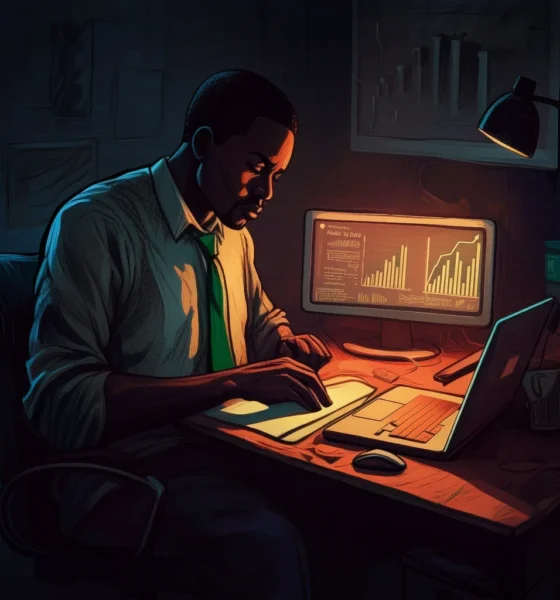 A steady oil lamp flame representing the constant activity of Automated lead systems