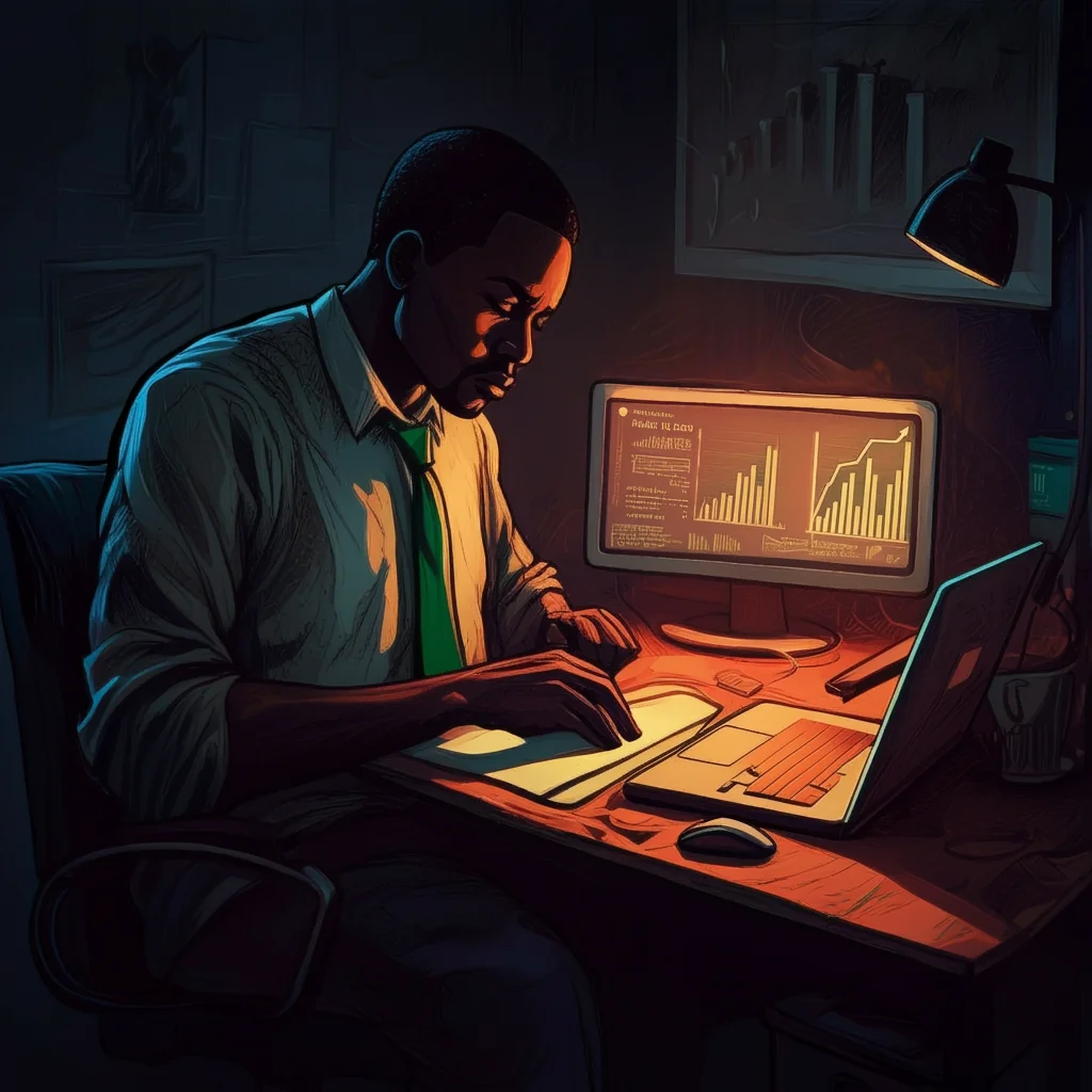 A steady oil lamp flame representing the constant activity of Automated lead systems