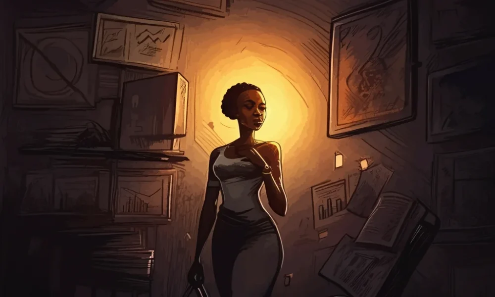 A hand holding a torch representing Business brand visibility.