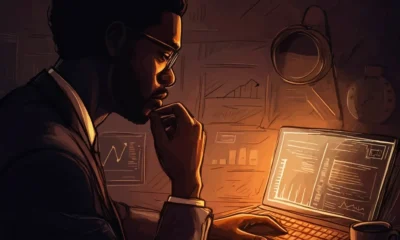 A compass needle pointing North representing Business data analysis as a guide for CEOs