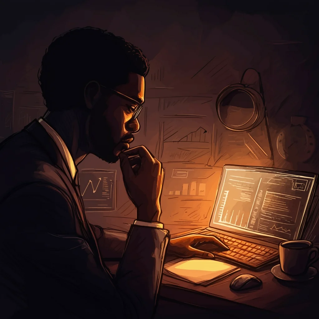 A compass needle pointing North representing Business data analysis as a guide for CEOs