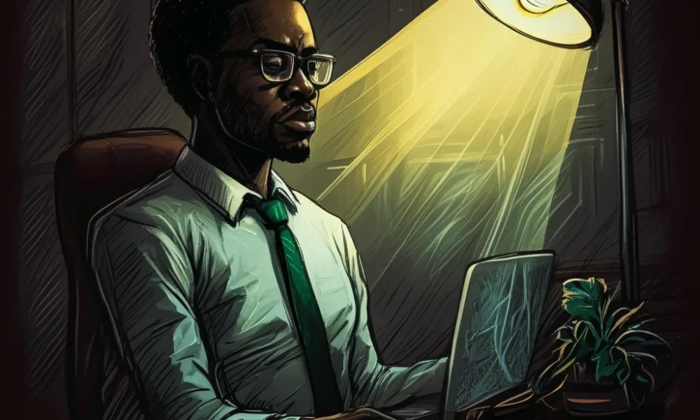 A symbolic scale representing the weight and balance of Business data privacy.