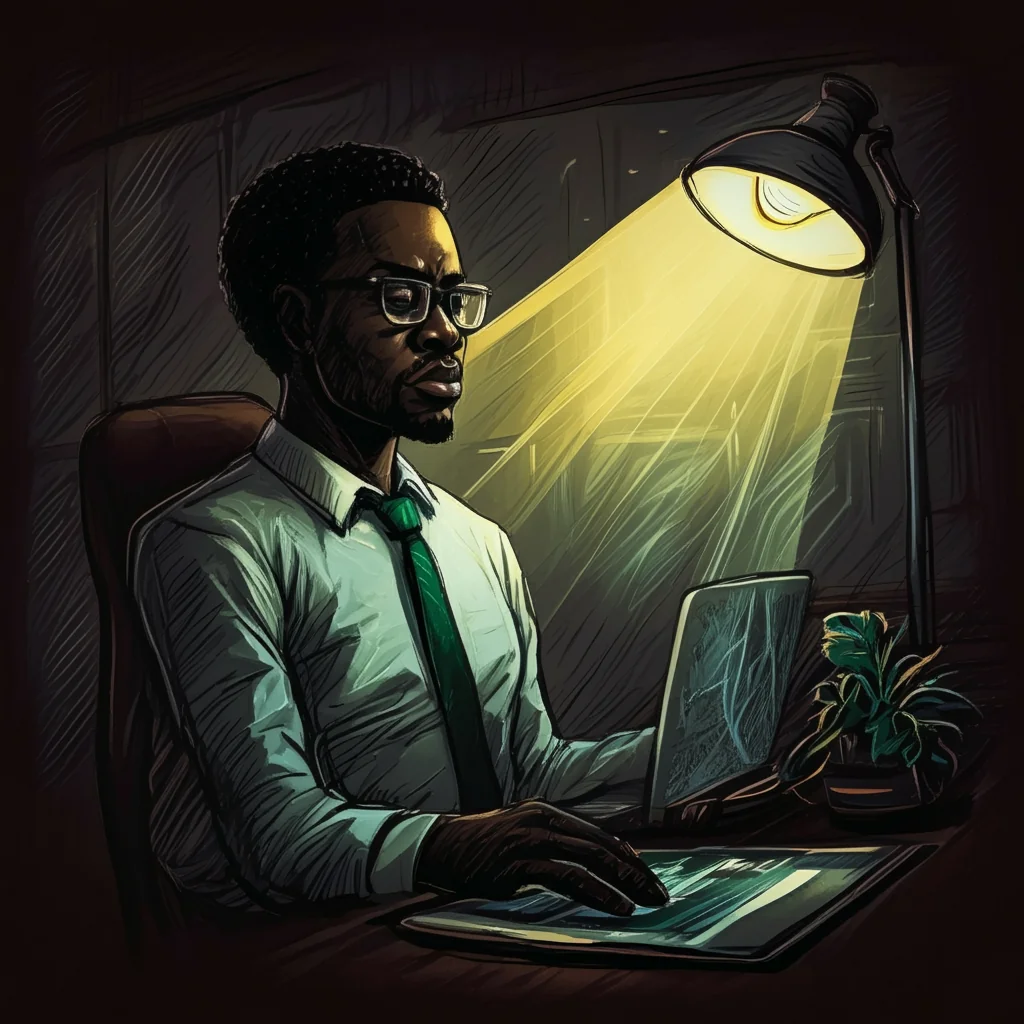 A symbolic scale representing the weight and balance of Business data privacy.