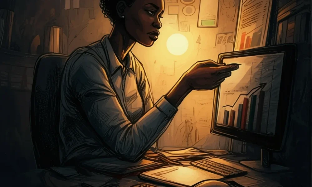 A hand-drawn key representing Free lead generation