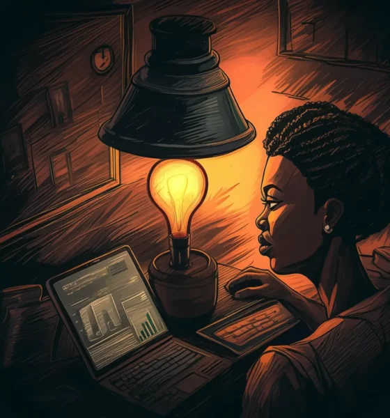 A hand-drawn ladder symbolizing the steps for Going Beyond Local