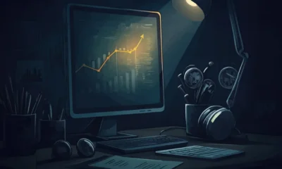 A small sprout emerging from dry earth representing Online business gain