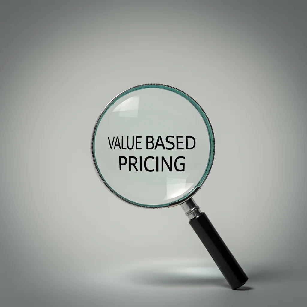 A balanced scale representing the logic of Value based pricing