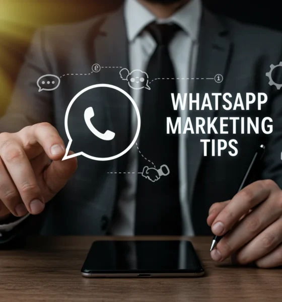 A single gear representing the system of WhatsApp marketing tips