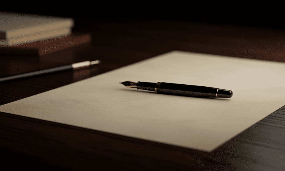 A close up of high value phrases written on a clean surface