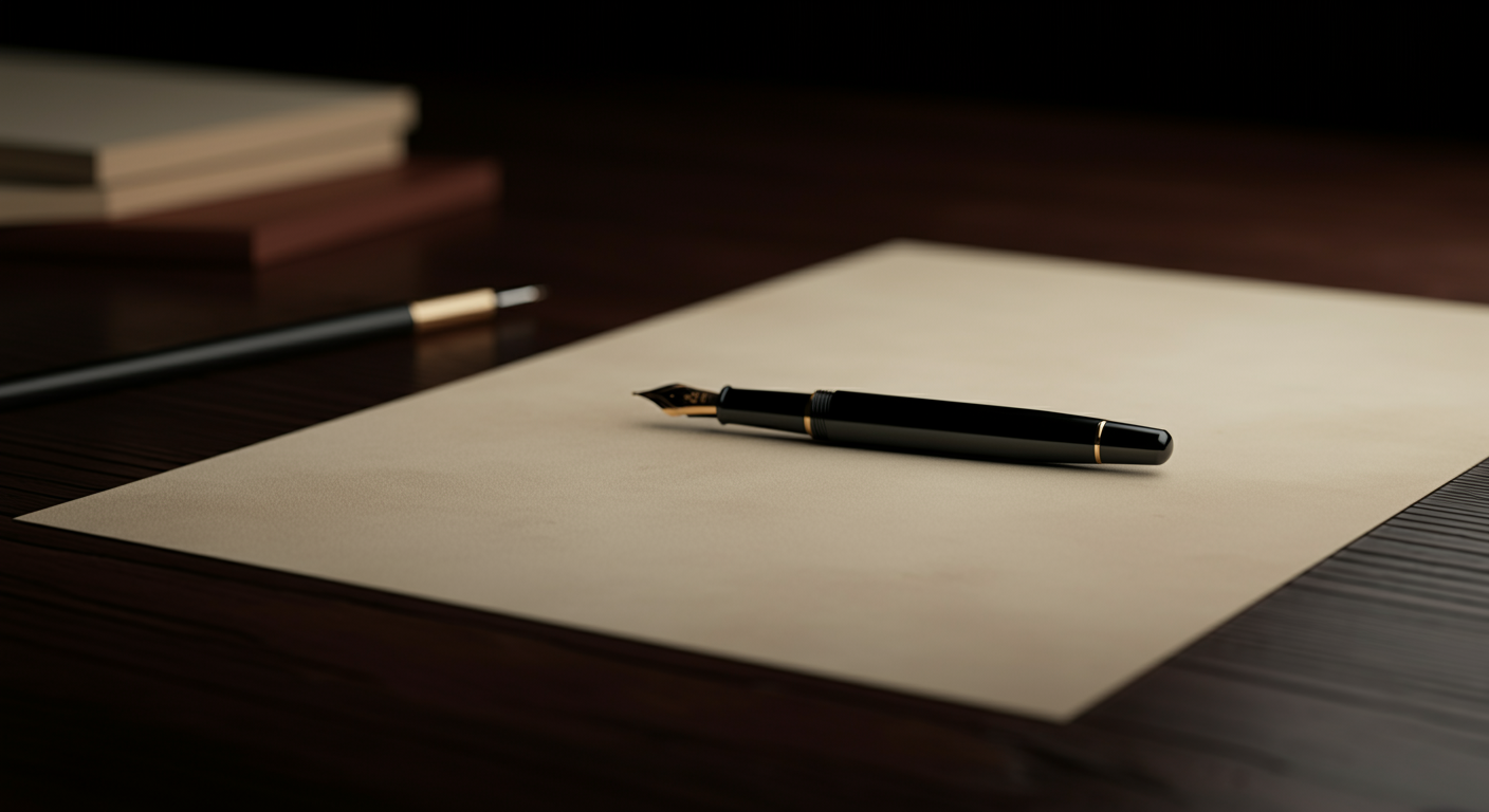 A close up of high value phrases written on a clean surface