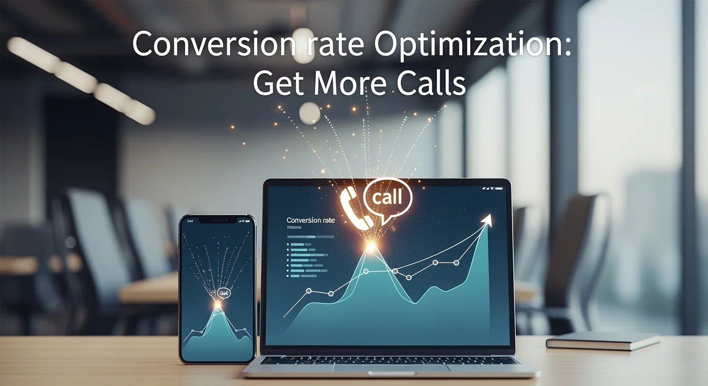 A business owner engaging in conversion rate optimization to receive more calls