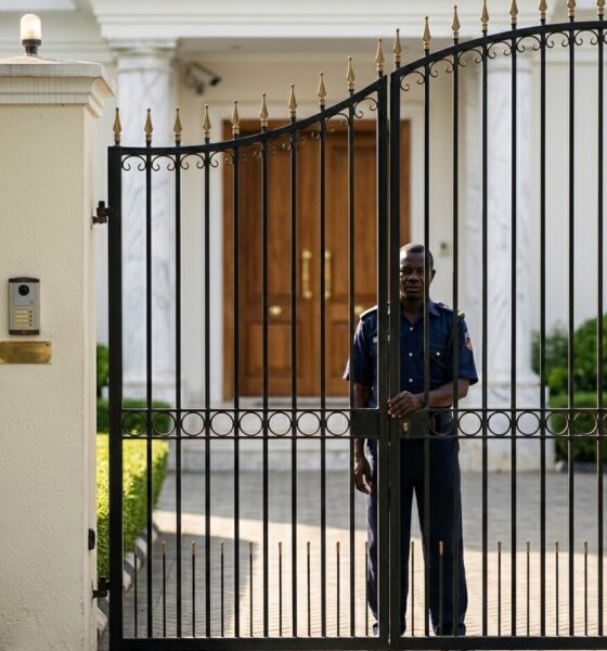 Aerial view of Banana Island Lagos showing luxury mansions with waterfront and boatsFeatured Image Description:
Drone aerial photograph of Banana Island, Lagos, showing the man-made island layout with concentric roads, luxury waterfront mansions with swimming pools, boats docked at private jetties, and the lagoon surrounding the development. Clear sky with soft clouds. Date stamp indicates first quarter 2026.Featured Image Title:
banana-island-lagos-aerial-luxury-homes-2026.jpg