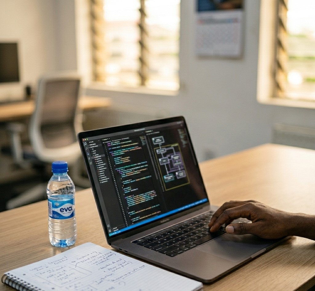 Platform development showing server racks with cooling systems in data centreFeatured Image Description:
Digital photograph of a modern data centre interior showing rows of server racks with subtle indicator lights. Cooling vents visible overhead. Clean, organized layout with raised flooring. The environment conveys robust infrastructure supporting digital platforms. No people visible. Professional documentary photography style. Square composition.Featured Image Title:
platform-development-server-infrastructure-data-centre-gobeyondlocal.jpg