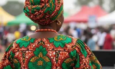 Woman in Ankara at Ake Arts and Book Festival.