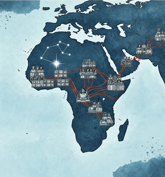 Stars over Lagos transform into classrooms globally.
