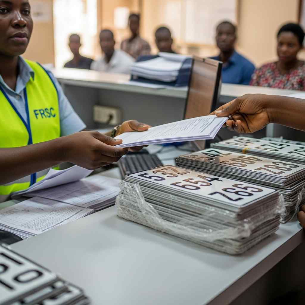 How to register vehicle and get number plate documentary image