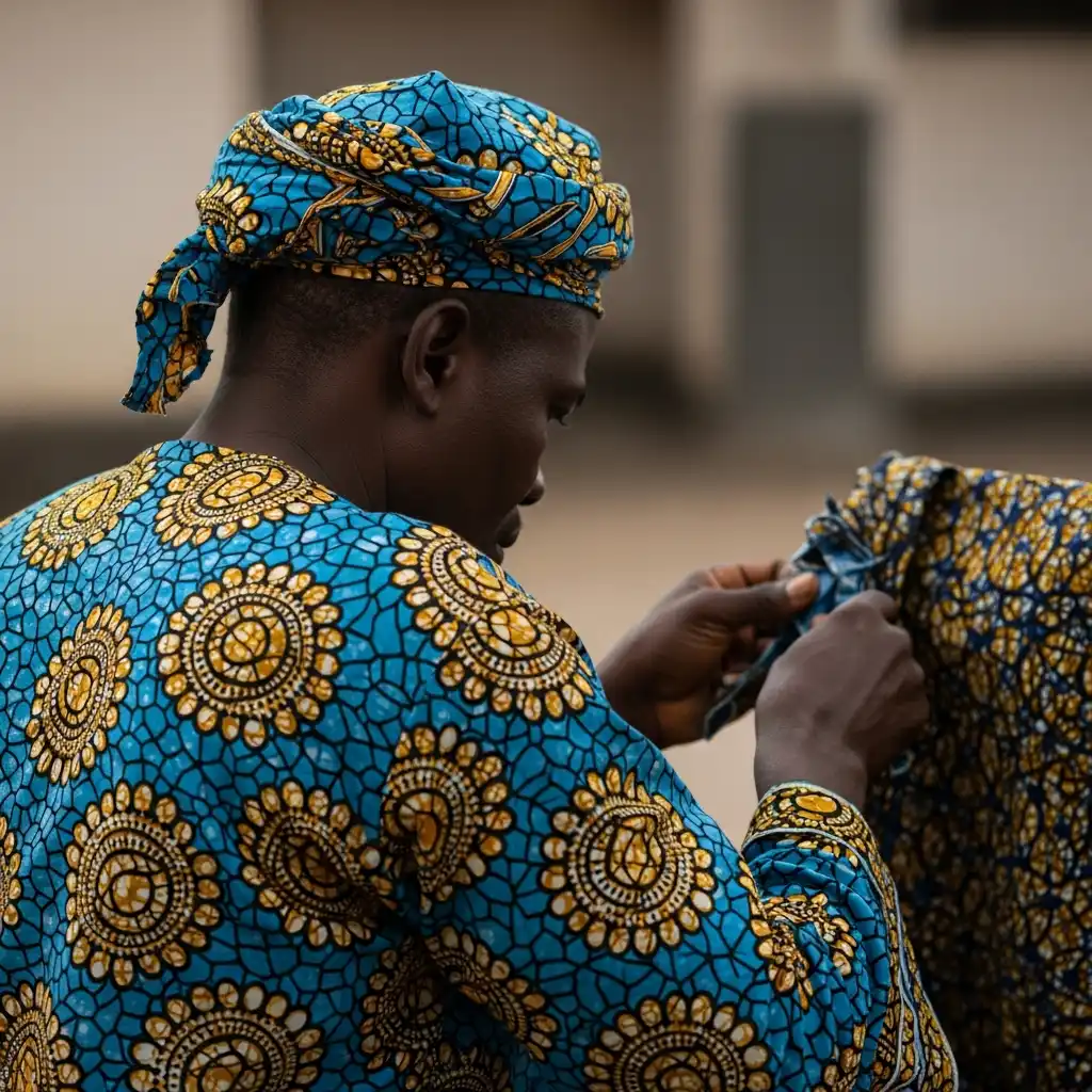 Shola Akinlade's hands on a table.