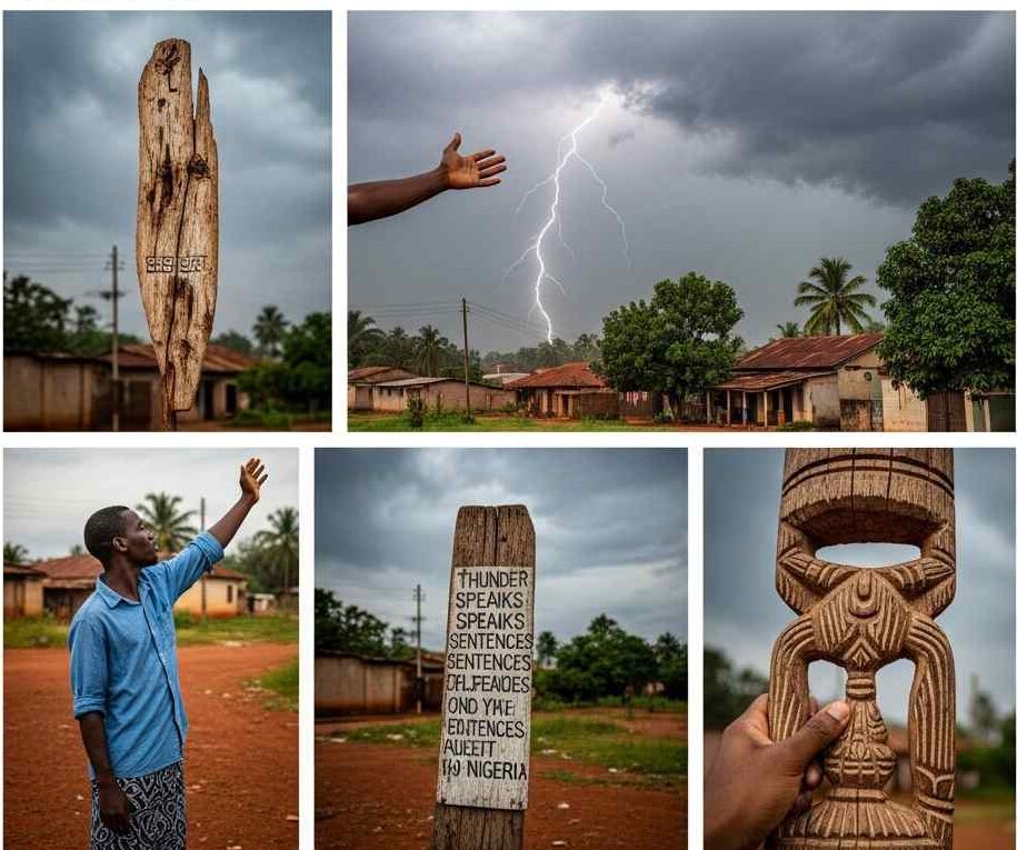 Thunder speaks sentences documentary image