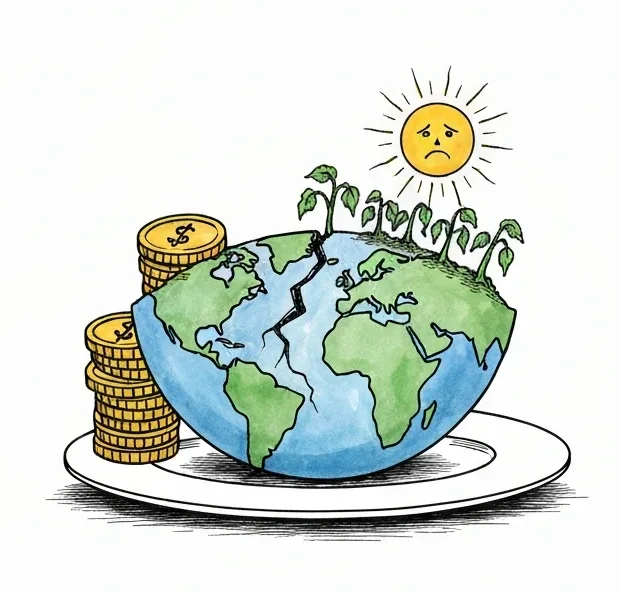 Editorial illustration for Global Food Prices Rose 2.4% in March 2026