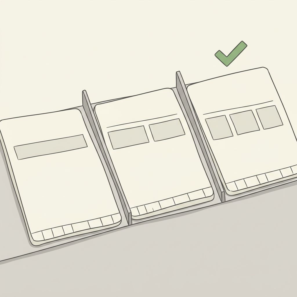 One record appearing three times in different layouts, with one version marked as the correct one to keep.Featured Image Title: Resolving Duplicate Entries